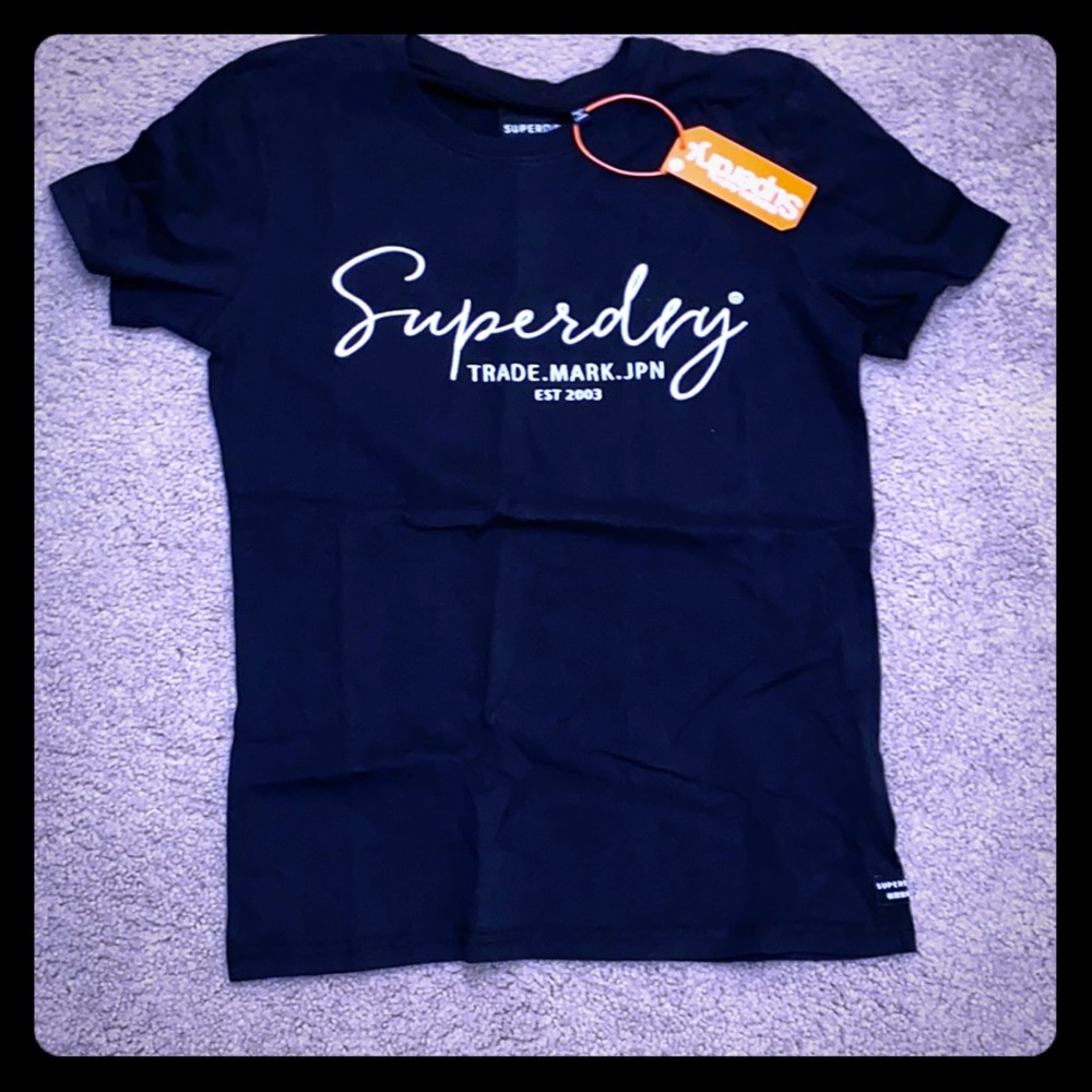 Black Superdry Trademark Tee